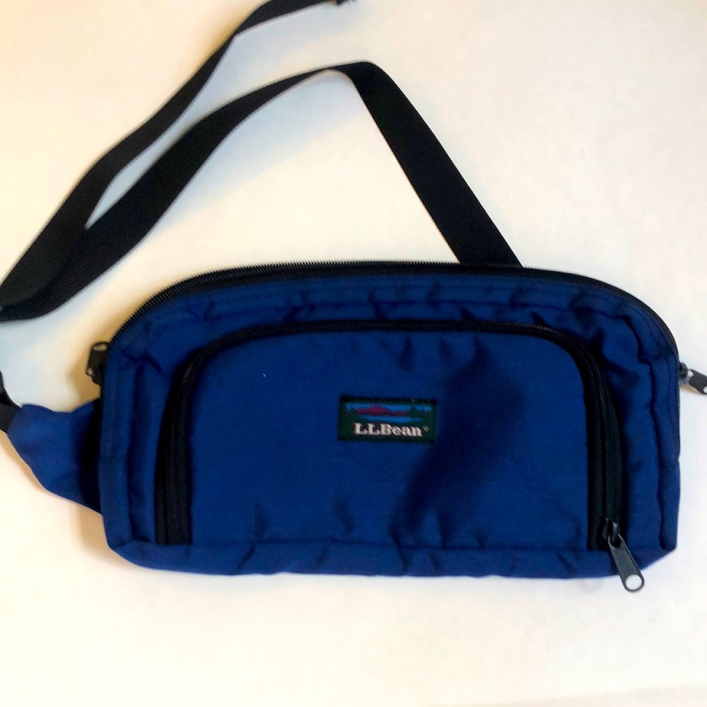 Vintage L.L. Bean Blue Waistpack/Fanny Bag